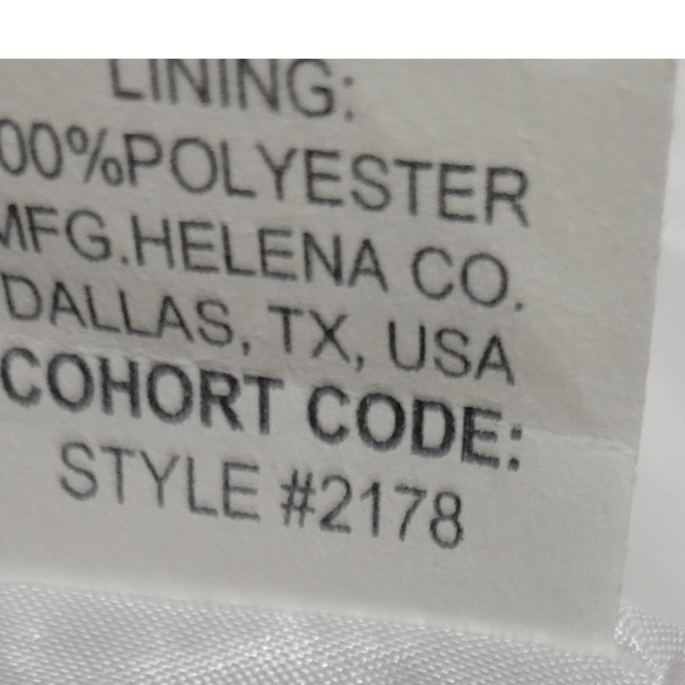 Helena & Harry IV Co Girls White Rosette Bodice Formal Dress Size 12 NWT 2178 - Picture 11 of 12